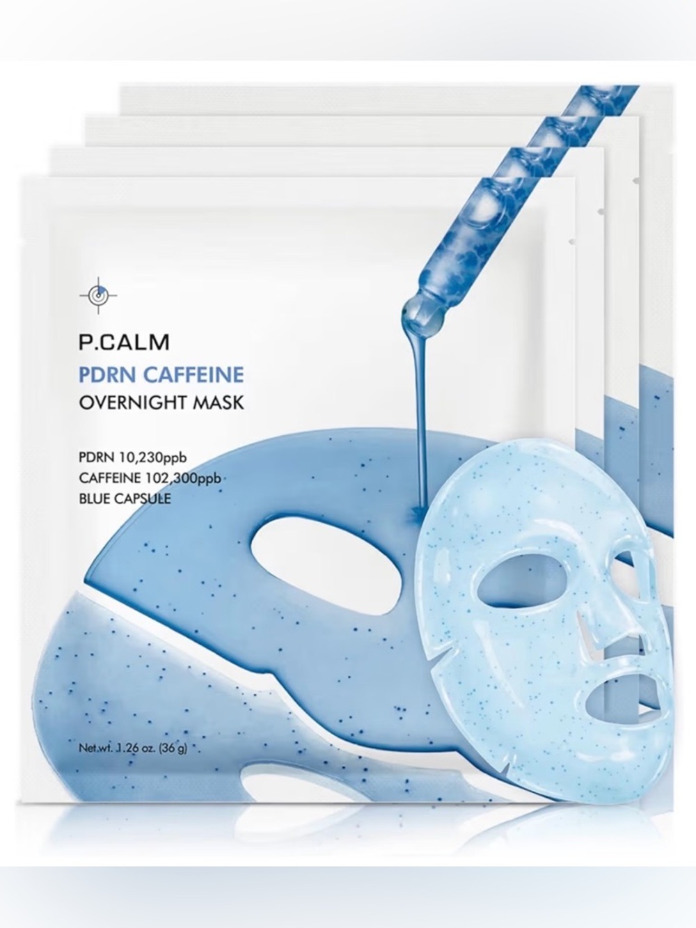 Korean Skincare P.Calm Caffeine Overnight Mask